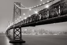 Bay Bridge at Night-Aaron Reed-Laminated Photo
