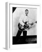 Aaron Thibeaux Walker Dit T-Bone Walker (1910-1975) Blues Guitarist, 40'S-null-Framed Photo