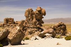 Amazing Stone Structures Made by Wind in Uyuni Desert.-AarStudio-Photographic Print