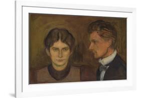 Aase and Harold Nørregaard 1899-Edvard Munch-Framed Premium Giclee Print