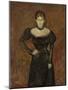 Aase Norregaard, 1899 (Oil on Canvas)-Edvard Munch-Mounted Giclee Print