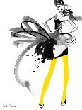 Yellow Tights-Aasha Ramdeen-Mounted Art Print