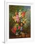 AB/106/2/B Gladioli and Dahlias-Albert Williams-Framed Giclee Print