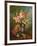 AB/106/2/B Gladioli and Dahlias-Albert Williams-Framed Giclee Print