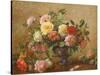 AB/110/2 All Beauty in a Summer Rose-Albert Williams-Stretched Canvas