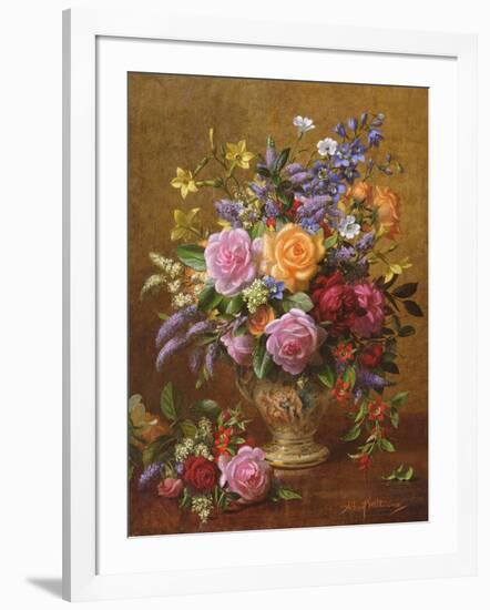 AB/241/2 A Colourful Bunch-Albert Williams-Framed Giclee Print