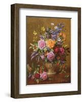 AB/241/2 A Colourful Bunch-Albert Williams-Framed Giclee Print