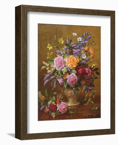 AB/241/2 A Colourful Bunch-Albert Williams-Framed Giclee Print