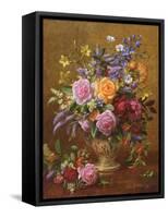 AB/241/2 A Colourful Bunch-Albert Williams-Framed Stretched Canvas