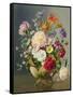 Ab/242 Flower Arrangement in a Porcelain Tureen-Albert Williams-Framed Stretched Canvas