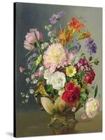 Ab/242 Flower Arrangement in a Porcelain Tureen-Albert Williams-Stretched Canvas