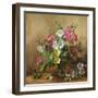 AB/257 Hollyhocks of Late September-Albert Williams-Framed Giclee Print