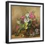 AB/257 Hollyhocks of Late September-Albert Williams-Framed Giclee Print