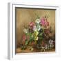 AB/257 Hollyhocks of Late September-Albert Williams-Framed Giclee Print