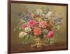 AB/297 An Arrangement of June Flowers-Albert Williams-Framed Giclee Print