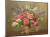 AB/297 An Arrangement of June Flowers-Albert Williams-Mounted Giclee Print