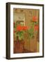 Ab/319 Geraniums in a Studio Corner, 1948-49-Albert Williams-Framed Giclee Print