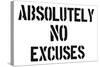 AB No Excuses-SM Design-Stretched Canvas