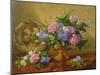 AB2112 Hydrangeas and Lilacs-Albert Williams-Mounted Giclee Print