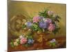 AB2112 Hydrangeas and Lilacs-Albert Williams-Mounted Giclee Print