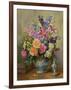 AB250 Still Life of Roses, Lilies and Delphiniums-Albert Williams-Framed Giclee Print