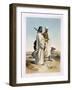Ababda, Nomads, Eastern Thebaid Desert, Valley of the Nile, Engraved by Freeman, c.1848-Achille-Constant-Théodore-Émile Prisse d'Avennes-Framed Giclee Print