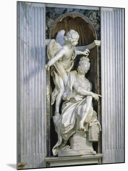 Abacuc and the Angel-Giovanni Lorenzo Bernini-Mounted Giclee Print