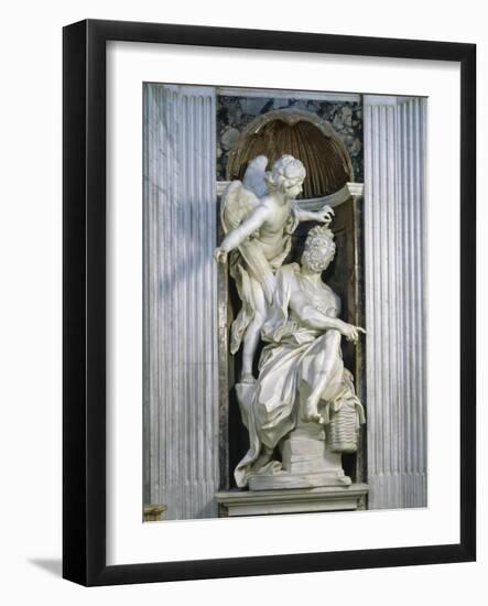 Abacuc and the Angel-Giovanni Lorenzo Bernini-Framed Giclee Print