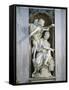 Abacuc and the Angel-Giovanni Lorenzo Bernini-Framed Stretched Canvas