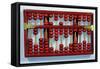 Abacus with the Numbers 0205847326212-Chinese School-Framed Stretched Canvas