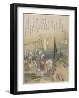 Abalone, 1821-Katsushika Hokusai-Framed Giclee Print