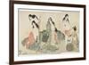 Abalone Divers, 1797-1798-Kitagawa Utamaro-Framed Giclee Print