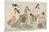 Abalone Divers, 1797-1798-Kitagawa Utamaro-Mounted Giclee Print