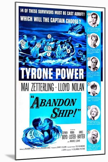 Abandon Ship!-null-Mounted Art Print