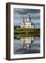 Abandonded Church Reflecting in the Kamenka River in the UNESCO World Heritage Site-Michael Runkel-Framed Photographic Print