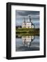 Abandonded Church Reflecting in the Kamenka River in the UNESCO World Heritage Site-Michael Runkel-Framed Photographic Print