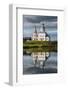 Abandonded Church Reflecting in the Kamenka River in the UNESCO World Heritage Site-Michael Runkel-Framed Photographic Print