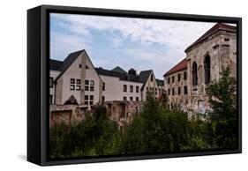 Abandoned and Ruined Buildings-dabldy-Framed Stretched Canvas