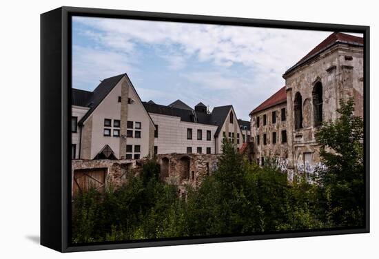 Abandoned and Ruined Buildings-dabldy-Framed Stretched Canvas