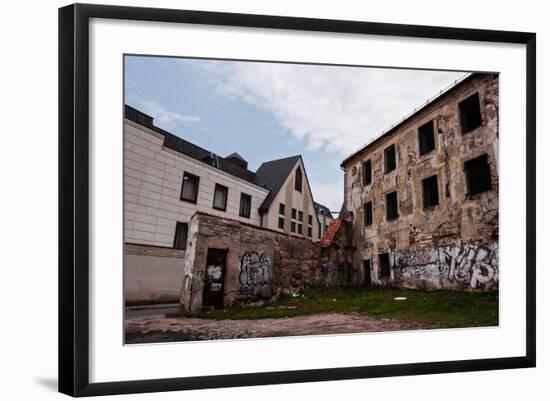 Abandoned and Ruined Buildings-dabldy-Framed Photographic Print