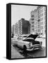 Abandoned Automobile and Tenement Apartments in the Bronx, NYC, Ca. 1964-null-Framed Stretched Canvas