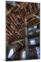 Abandoned Building Interior in Winter-Nathan Wright-Mounted Photographic Print