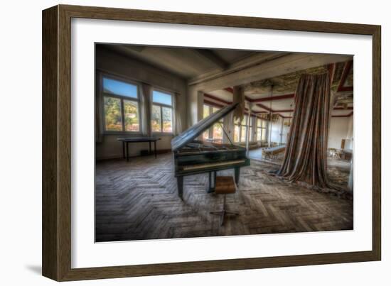 Abandoned Building Interior-Nathan Wright-Framed Photographic Print