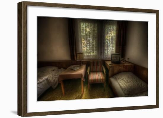 Abandoned Building Interior-Nathan Wright-Framed Photographic Print