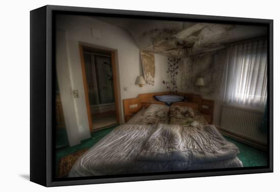 Abandoned Building Interior-Nathan Wright-Framed Stretched Canvas