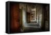 Abandoned Building Interior-Nathan Wright-Framed Stretched Canvas