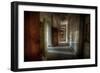 Abandoned Building Interior-Nathan Wright-Framed Photographic Print