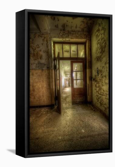 Abandoned Building Interior-Nathan Wright-Framed Stretched Canvas