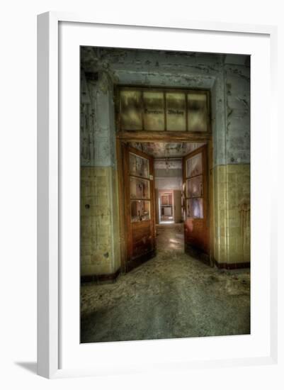 Abandoned Building Interior-Nathan Wright-Framed Photographic Print