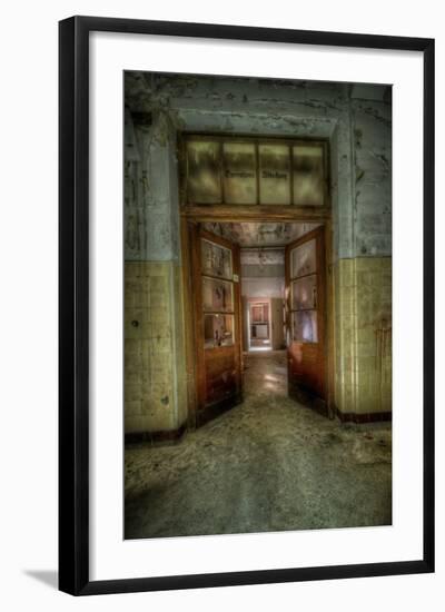 Abandoned Building Interior-Nathan Wright-Framed Photographic Print